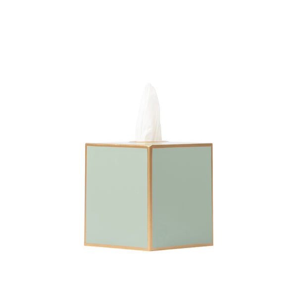Mattie Square Tissue Box Cover - Oyster Bay