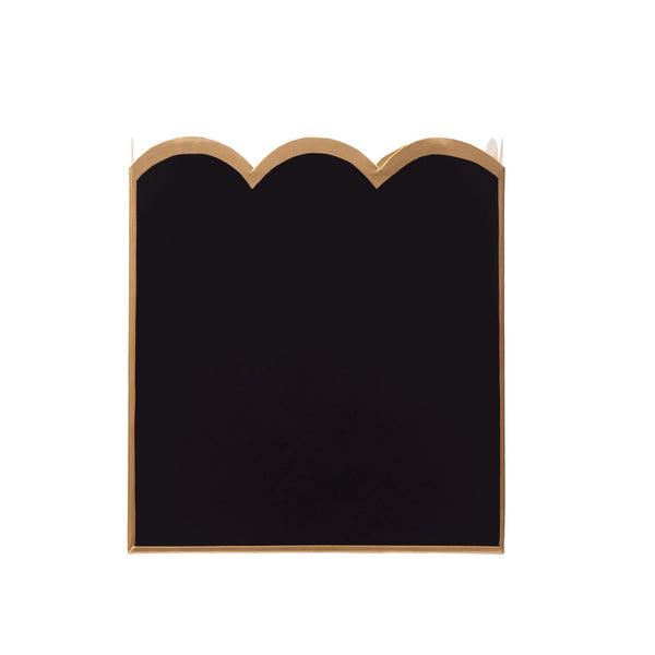 Gracie Scarlett Wastebasket Black & Natural