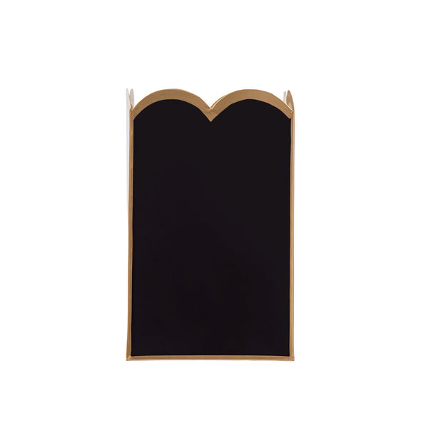 Gracie Scarlett Wastebasket Black & Natural