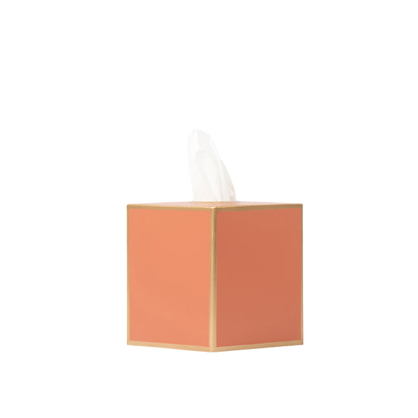 Mattie Square Tissue Box Cover - Pennywise Terracotta