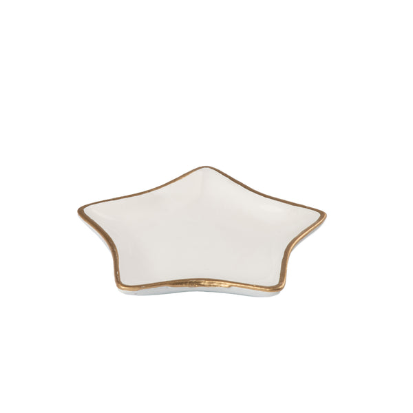 Gracie Star Tray - White
