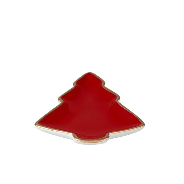 Gracie Christmas Tray - Red