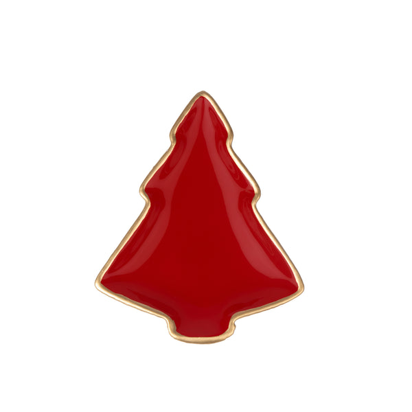 Gracie Christmas Tray - Red