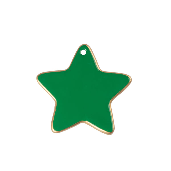 Gracie Star Ornament - Green