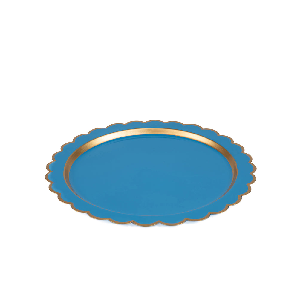 Gracie Scarlett Charger Cornflower Blue (4pk)