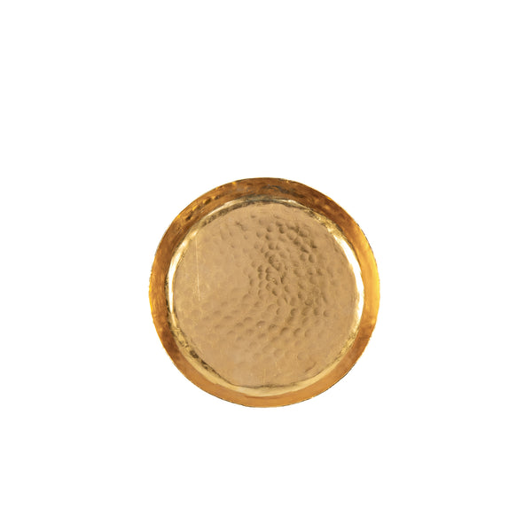 Gracie Hammered Coaster (4pk) - Gold