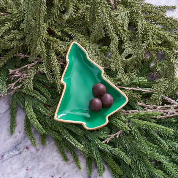Gracie Christmas Tray - Green