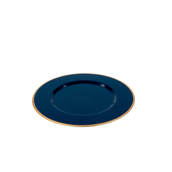Gracie Round Charger (4pk) - Indigo Blue