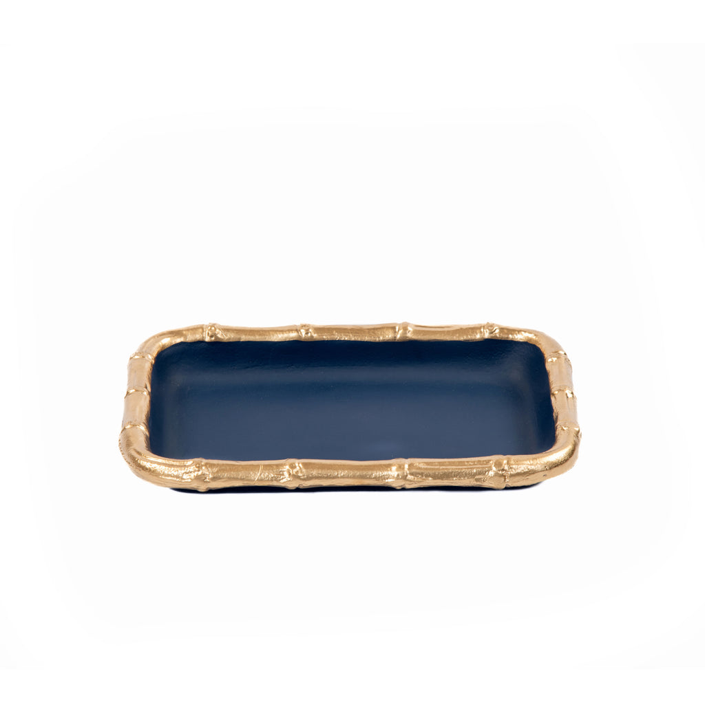 Gracie Chang Mai Tray 7 x 10 - Indigo Blue