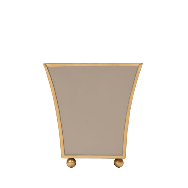 Gracie Fluted Rectangle Cachepot - Natural