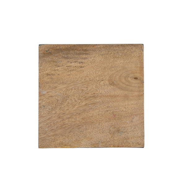 Gracie Enameled Color Block Amelia Cocktail Tray - Navy & White