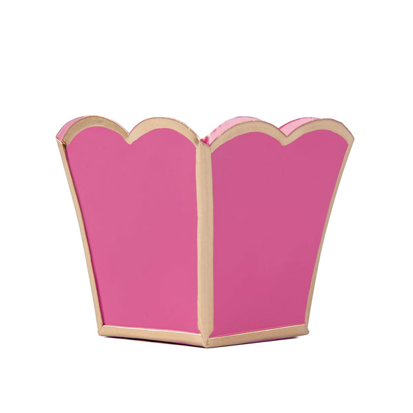 Gracie Scarlett Square Cachepot Planter Pink