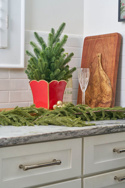 Gracie Scarlett Square Cachepot Planter - 6 inch