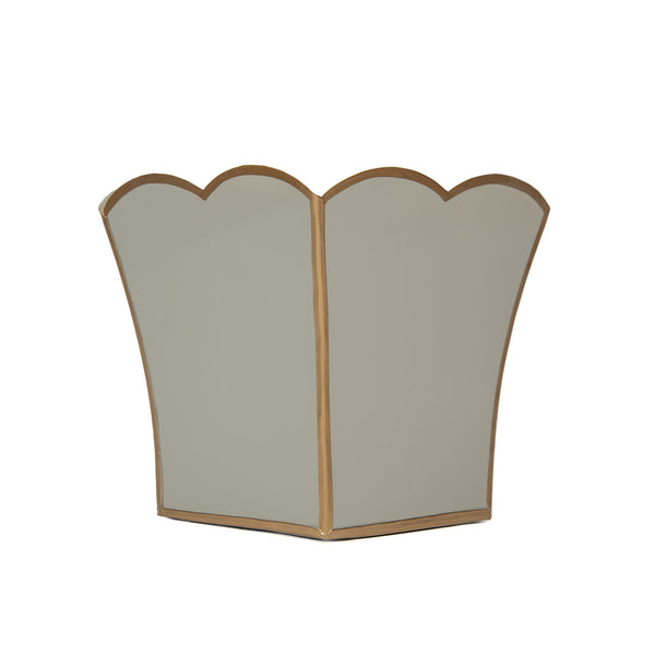Gracie Scarlett Square Cachepot Planter Taupe