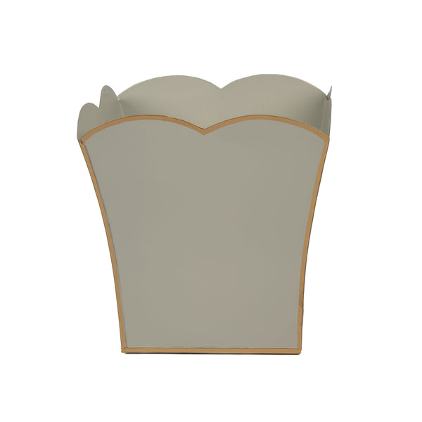 Gracie Scarlett Square Cachepot Planter Taupe