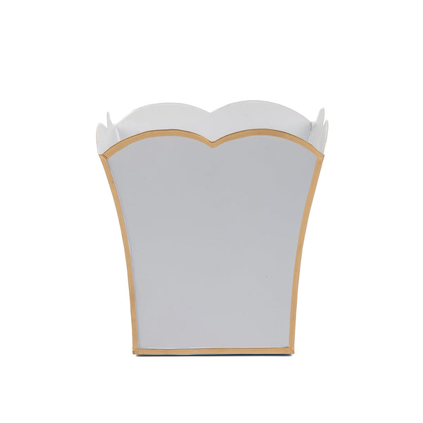 Gracie Scarlett Square Cachepot Planter White