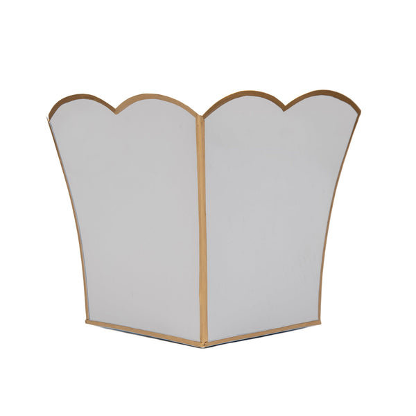 Gracie Scarlett Square Cachepot Planter White