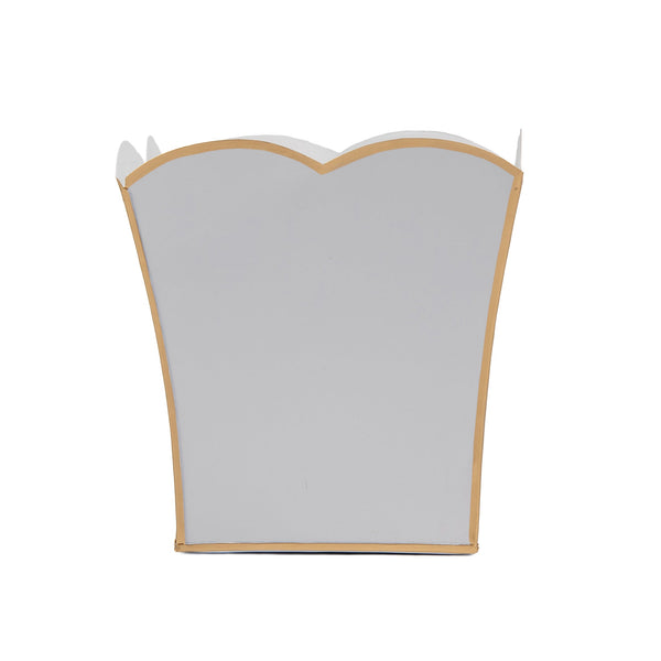 Gracie Scarlett Square Cachepot Planter White