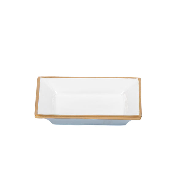 Gracie Enameled Landry Tray White