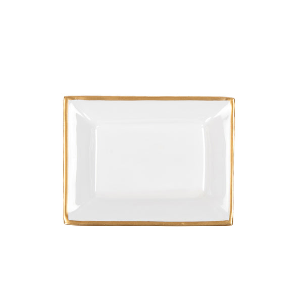 Gracie Enameled Landry Tray White