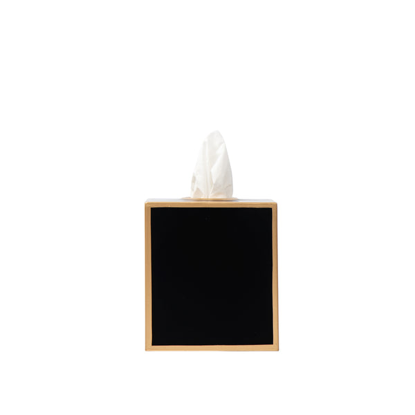 Mattie Tissue Box Cover Black