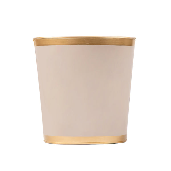 Mattie Oval Wastebasket - Natural