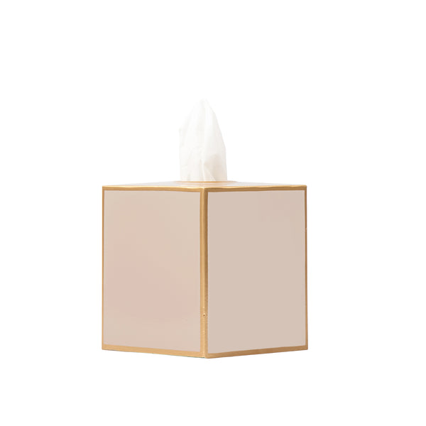 Mattie Square Tissue Box Cover - Natural