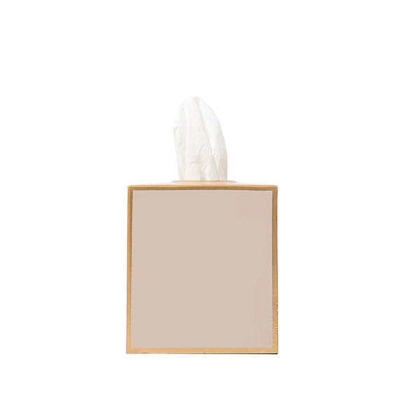 Mattie Square Tissue Box Cover - Natural