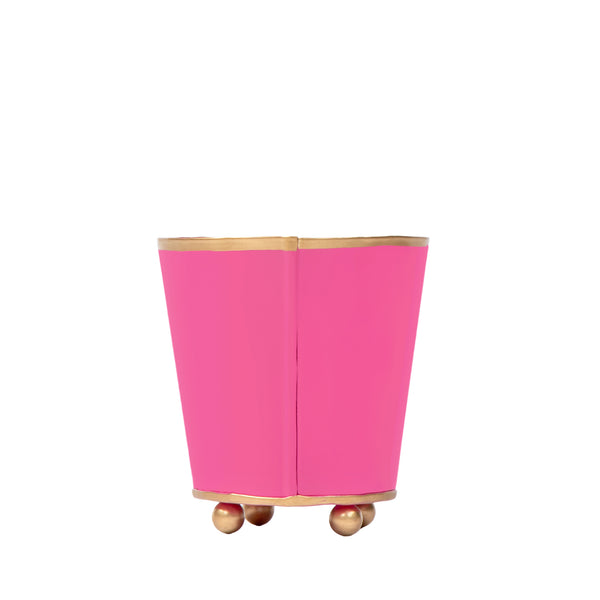 Mattie Round Cachepot Planter Pink