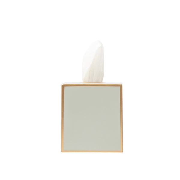 Mattie Tissue Box Cover - Sage Green