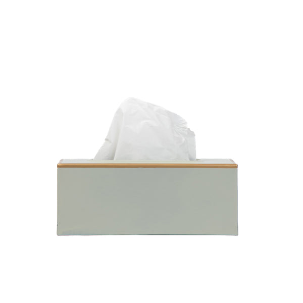 Mattie Rectangular Tissue Box Cover - Taupe