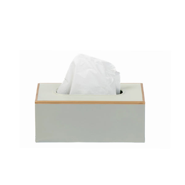 Mattie Rectangular Tissue Box Cover - Taupe