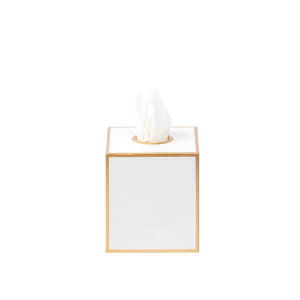 Mattie Tissue Box Cover White