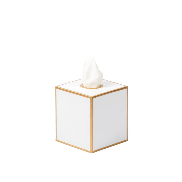 Mattie Tissue Box Cover White