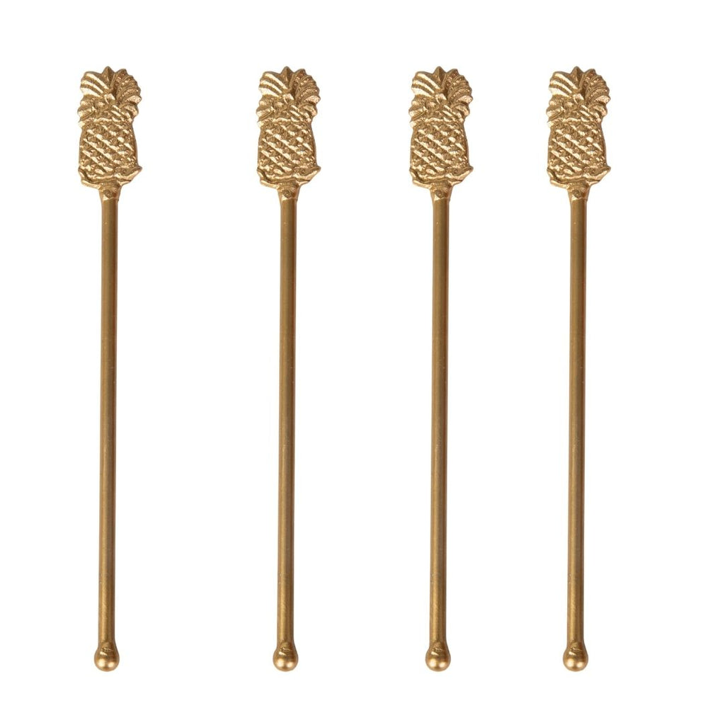 Pineapple Double-Sided Swizzle Stick (24pk)