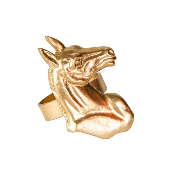 Horse Head Napkin Ring (4pk)
