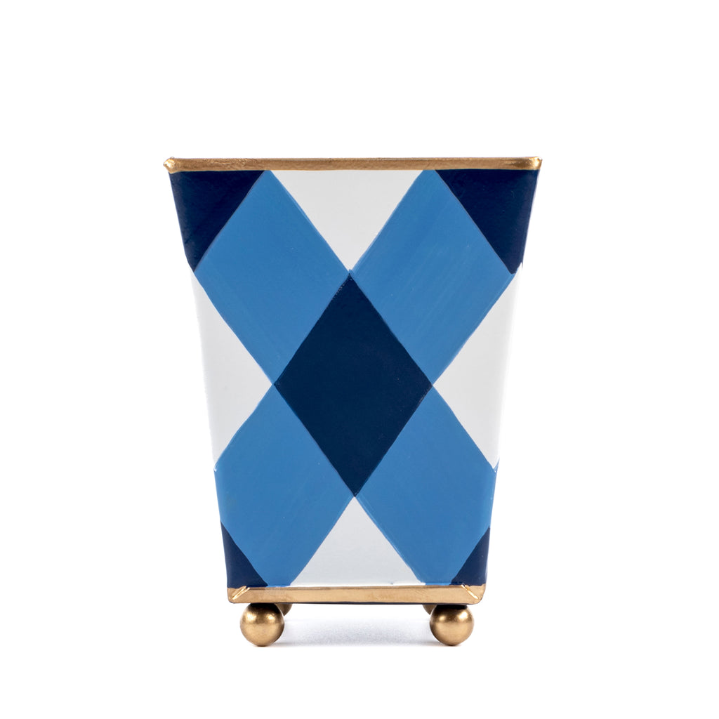 Buffalo Plaid Square Cachepot Planter
