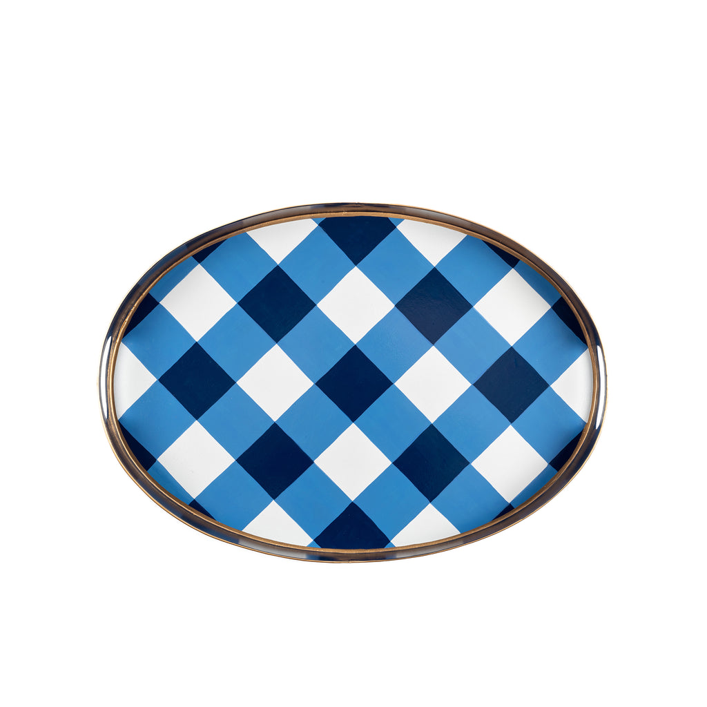Buffalo Plaid Olivia Tray 14x20