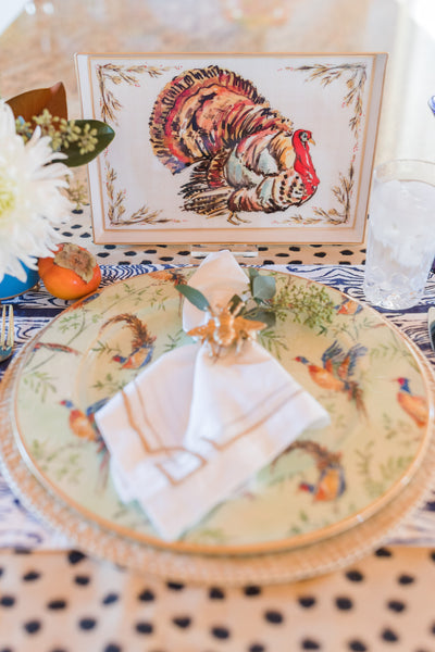 Gobbles Enameled Oliver Tray 8x12