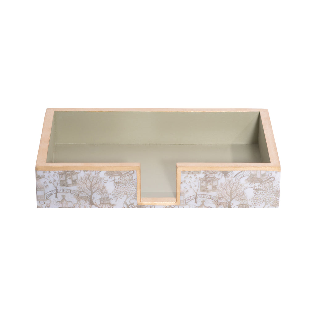 Garden Party Enameled Amelia Guest Towel Tray