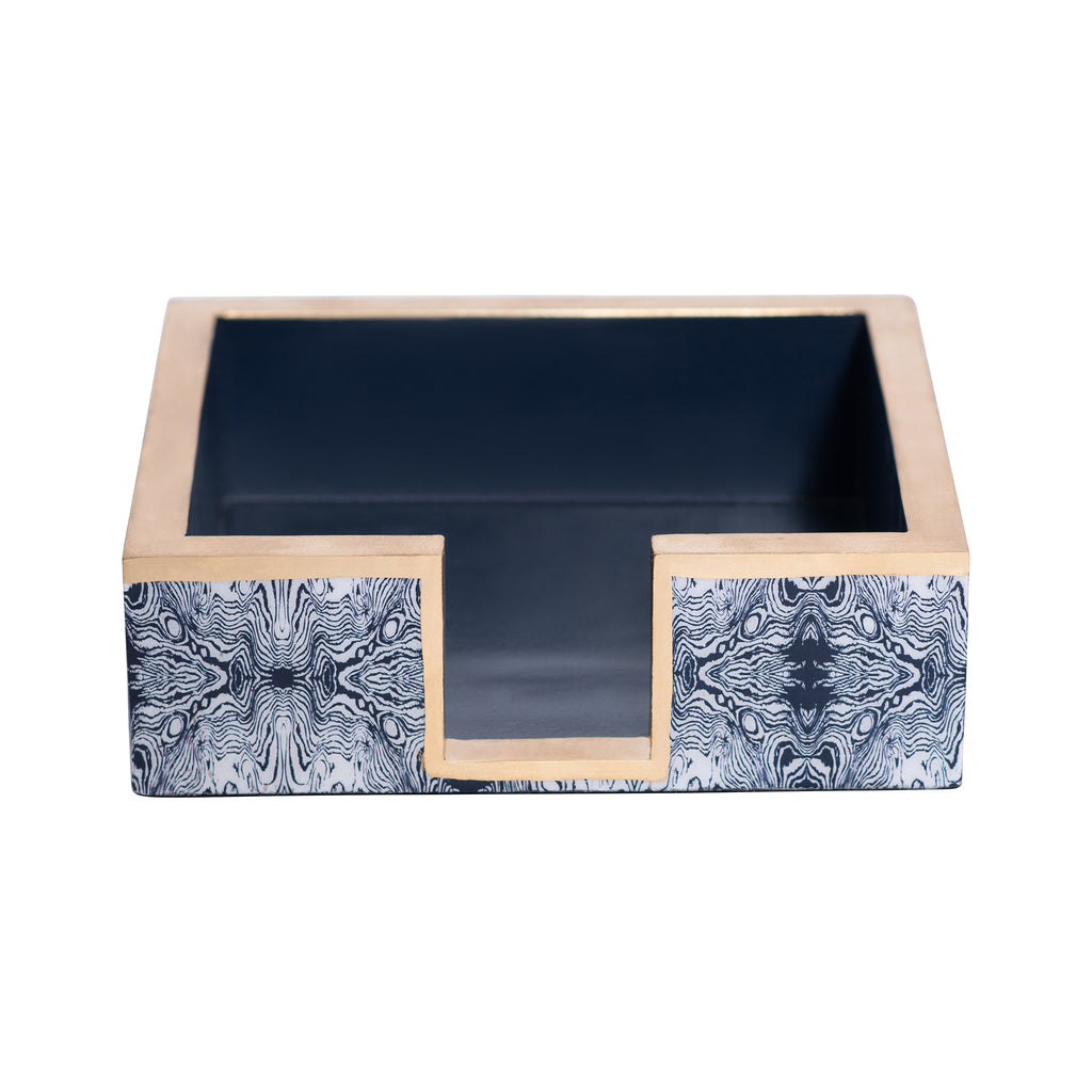 Faux Bois Amelia Cocktail Napkin Tray
