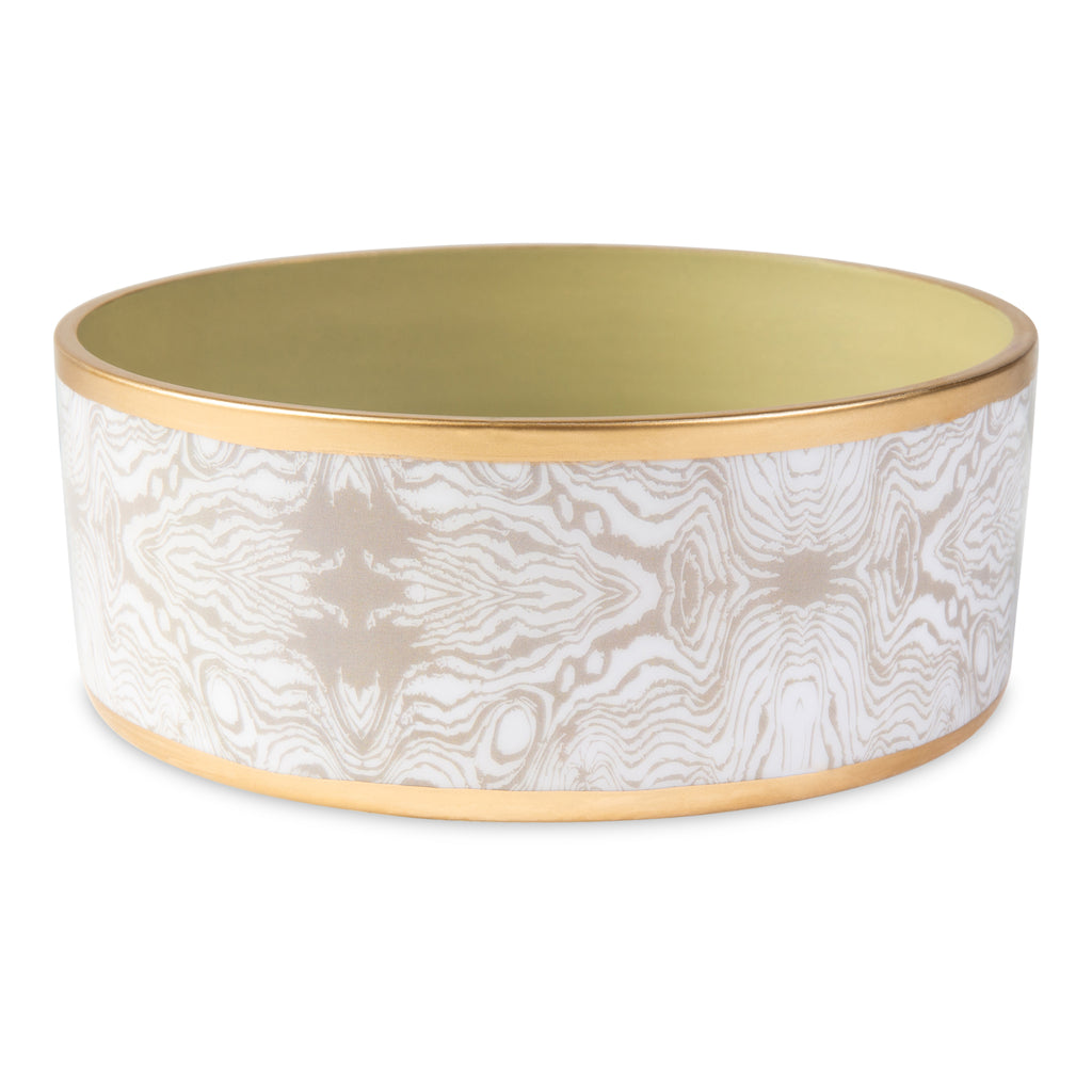 Faux Bois Pet Bowl