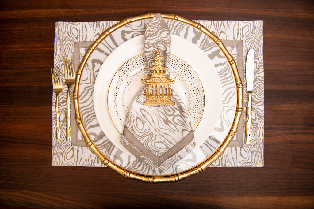 Faux Bois Placemat 13x19 (4pk)