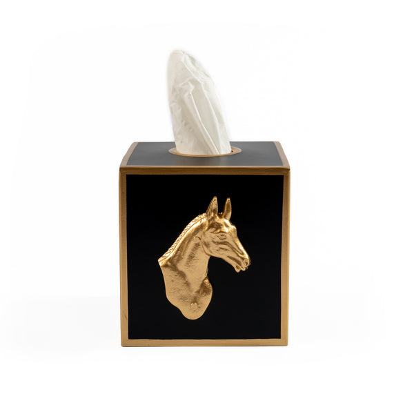 Regency Horse Head Tissue Box Cover