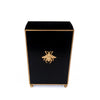 Regency Bee Wastebasket Black