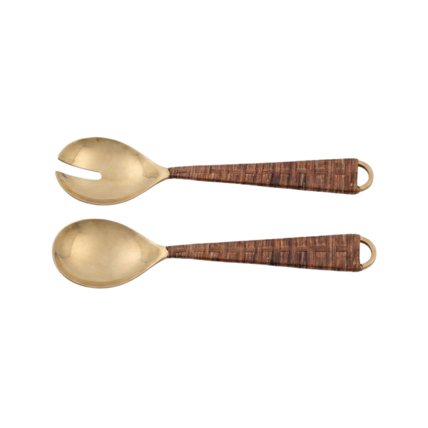 Regency Rattan Salad Spoons (2pk)