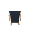 Regency Fluted Rectangle Paws & Claws Cachepot - Indigo