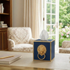 Regency Paws & Claws Tissue Box Cover - Indigo Blue