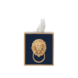 Regency Paws & Claws Tissue Box Cover - Indigo Blue