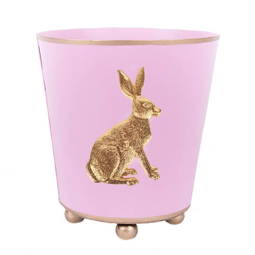 Regency Rabbit Round Cachepot Planter Light Pink